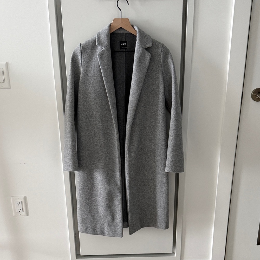 Zara Classic Gray Trench Coat
